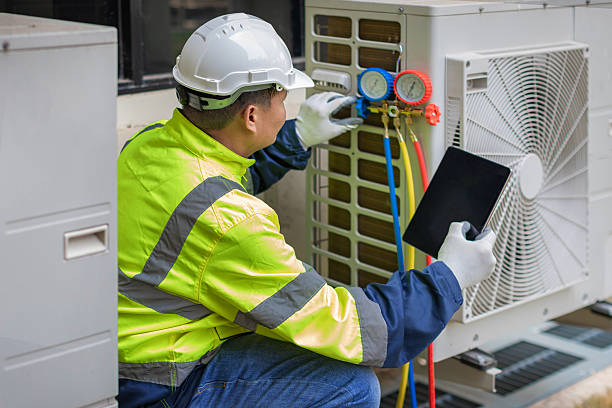 Professional Air Conditioning Repair technician working in Bancroft, WV